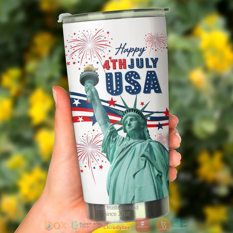Statue of Liberty Happy 4th July USA America Independence day Tumbler 3 Statue of Liberty Happy 4th July USA America Independence day Tumbler word1