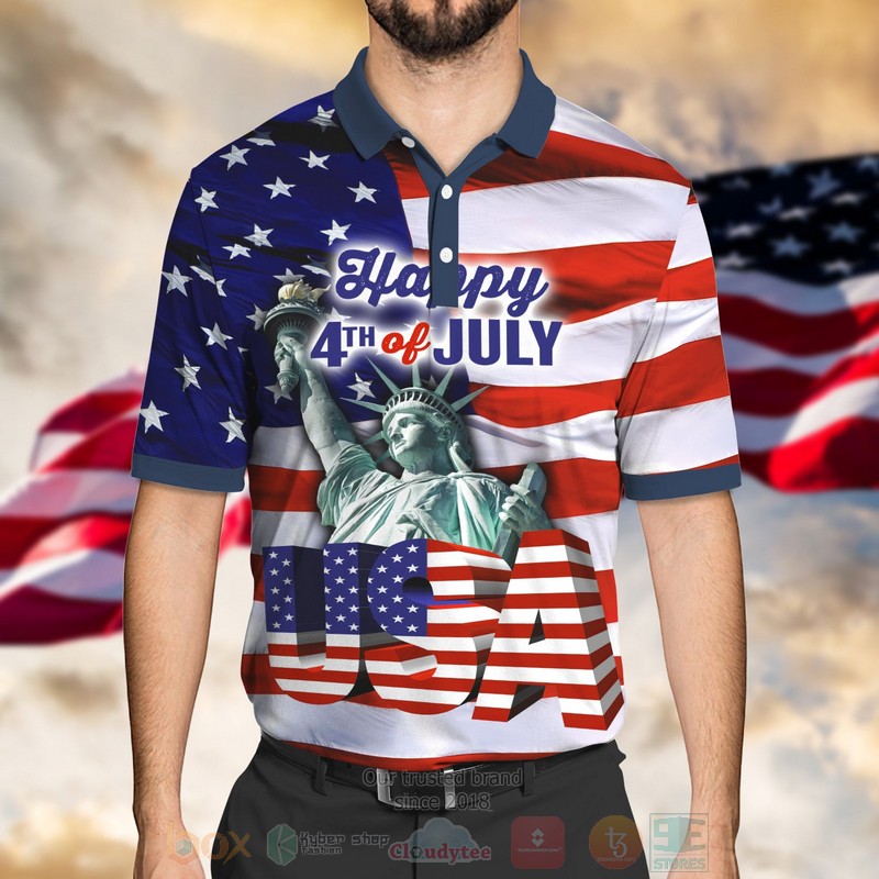 BEST Statue of Liberty Happy 4th of July Premium 3D Polo Shirt 5 BEST Statue of Liberty Happy 4th of July Premium 3D Polo Shirt word3