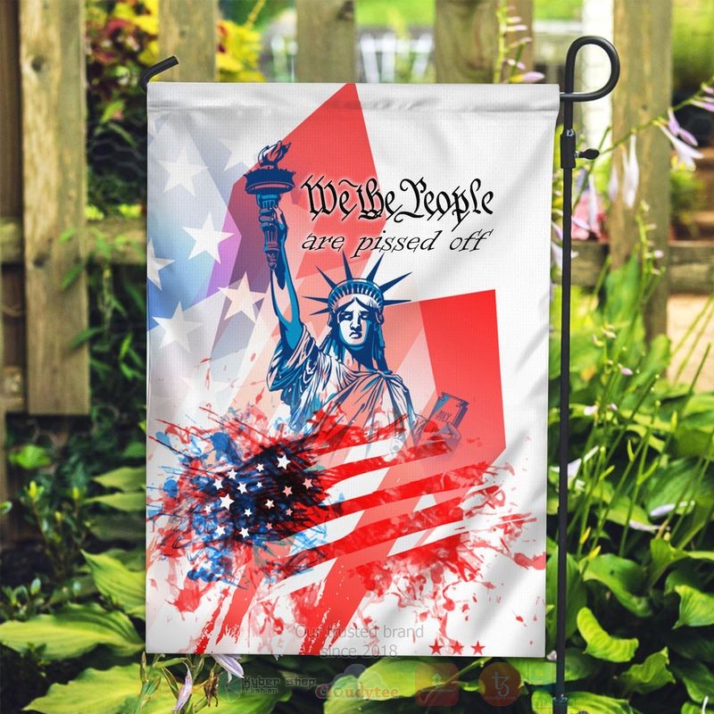 BEST Statue of Liberty We the People Are Pissed off All Over Print Flag