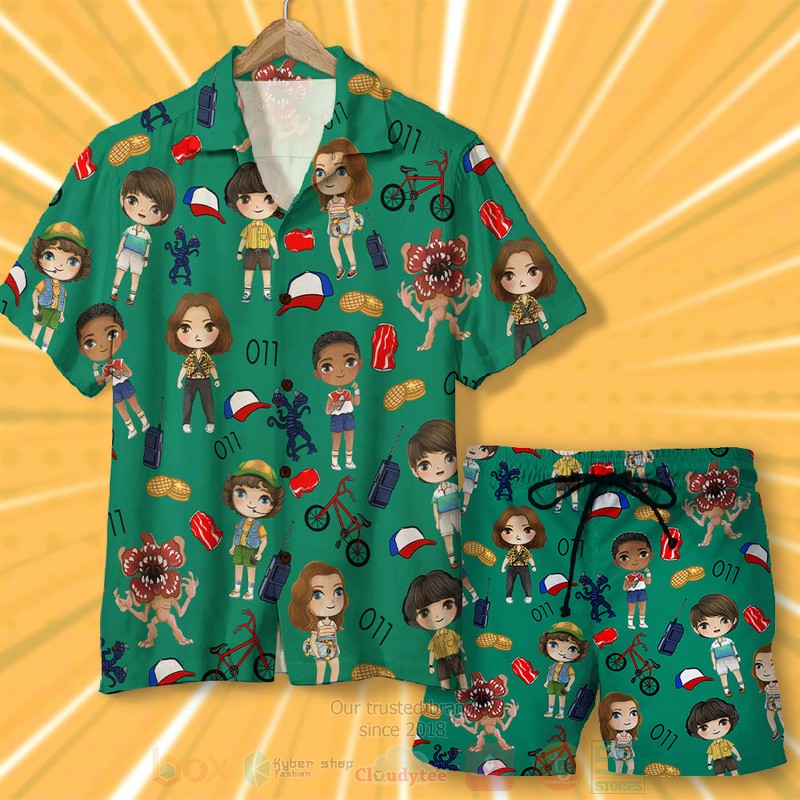 BEST Stranger Things Aloha Hawaiian Shirt, Short word1