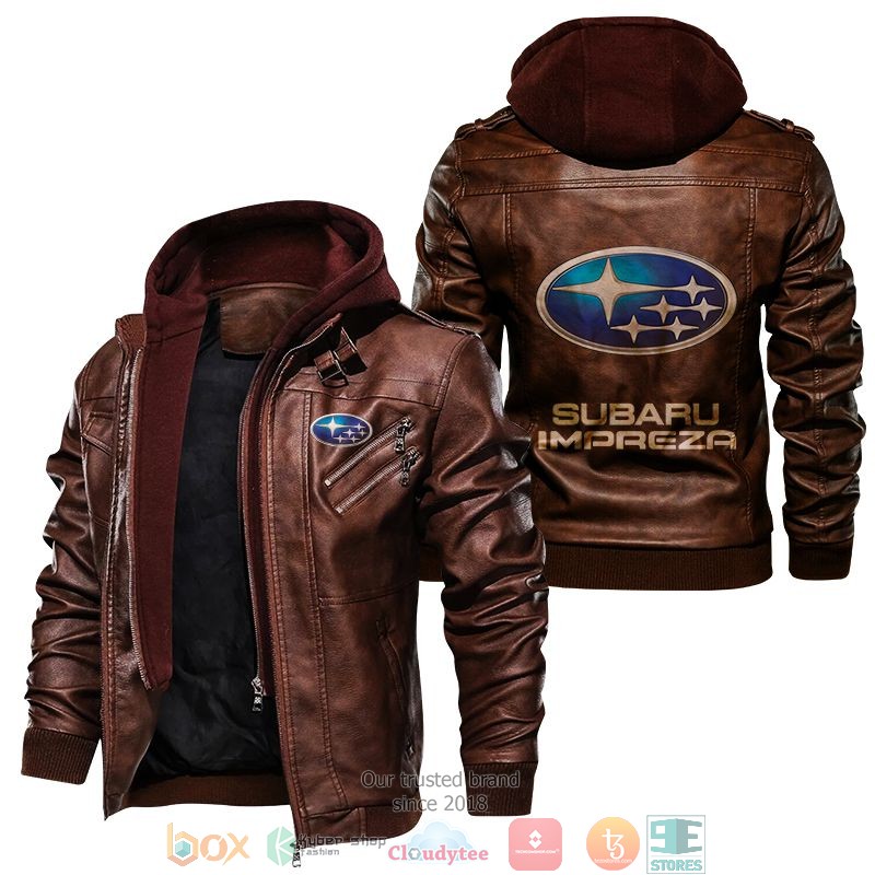NEW Subaru Impreza PU Leather Jacket