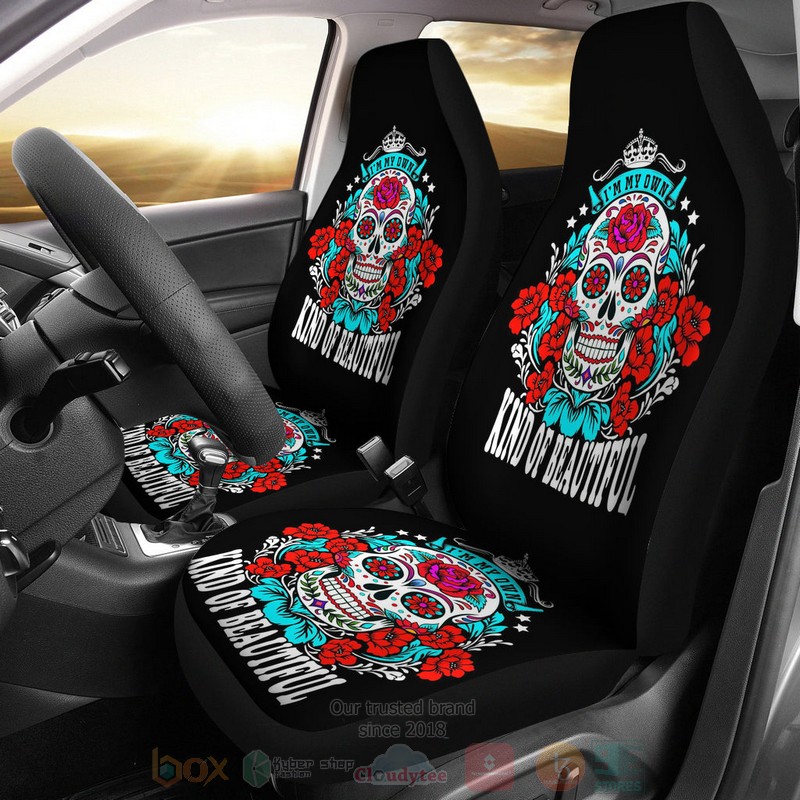 BEST Sugar Skull Kind of Beautiful Luxury Car Seat Covers