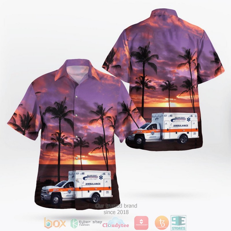 Sullivan County EMS Blountville Tennessee Hawaiian Shirt 11