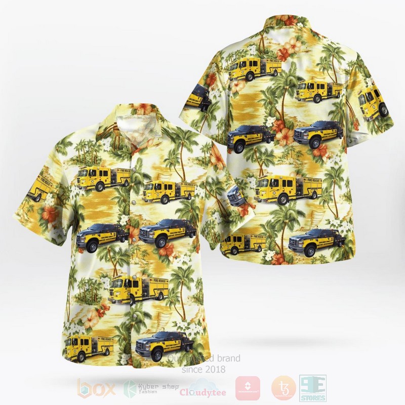 BEST Sullivan County Volunteer Fire Department, Blountville, Tennessee 3D Aloha Shirt word2