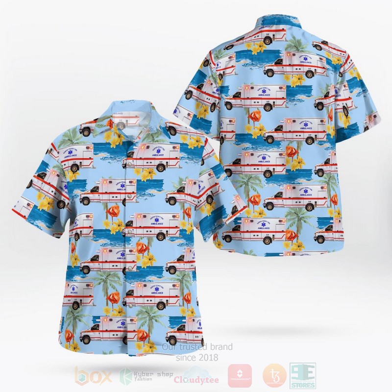 BEST Sumter County, South Carolina, Sumter County EMS 3D Aloha Shirt word3