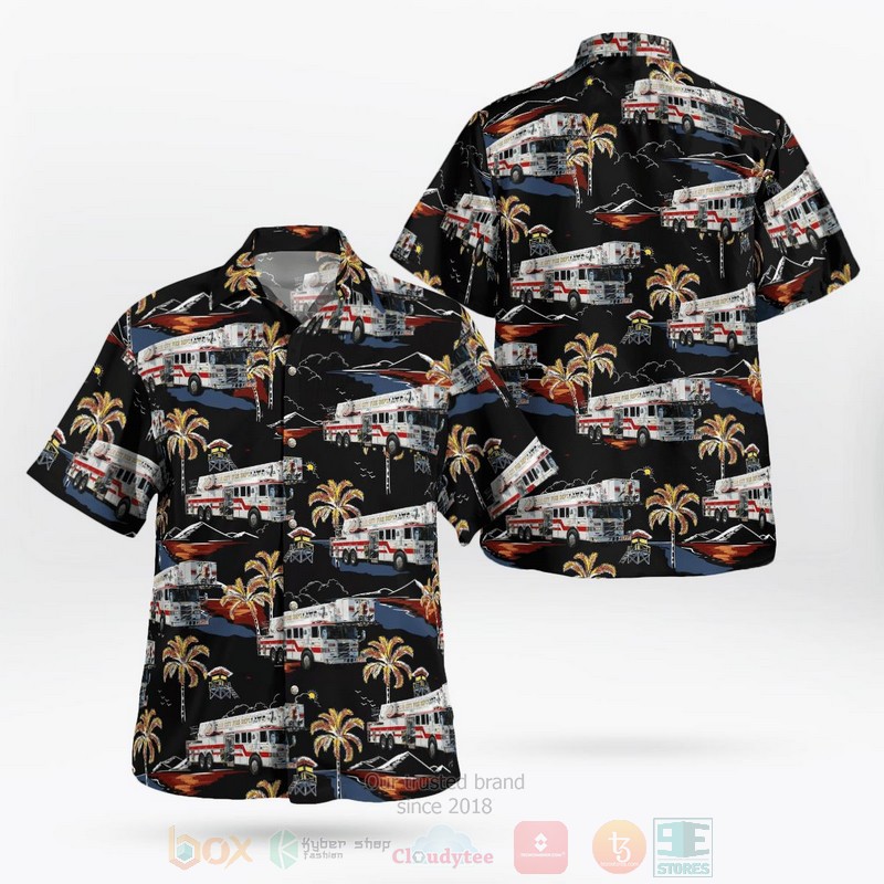 BEST Sun City Fire Department Sun City, Arizona 3D Aloha Shirt word2