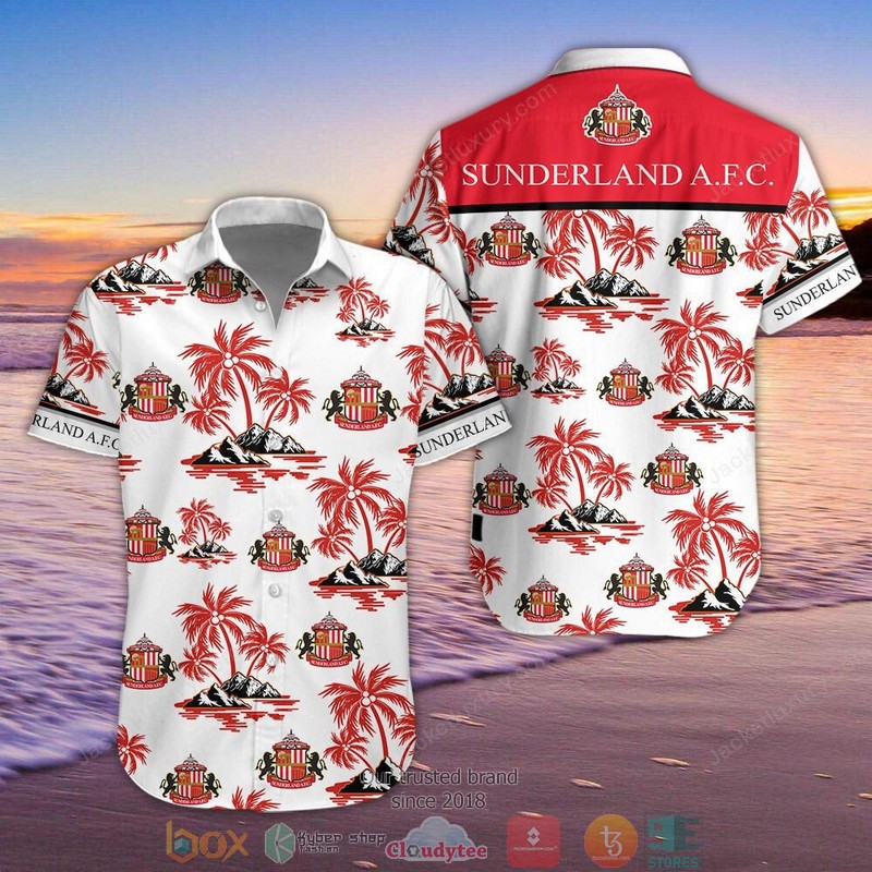 Sunderland Hawaiian shirt, short 1 Sunderland Hawaiian shirt, short word2