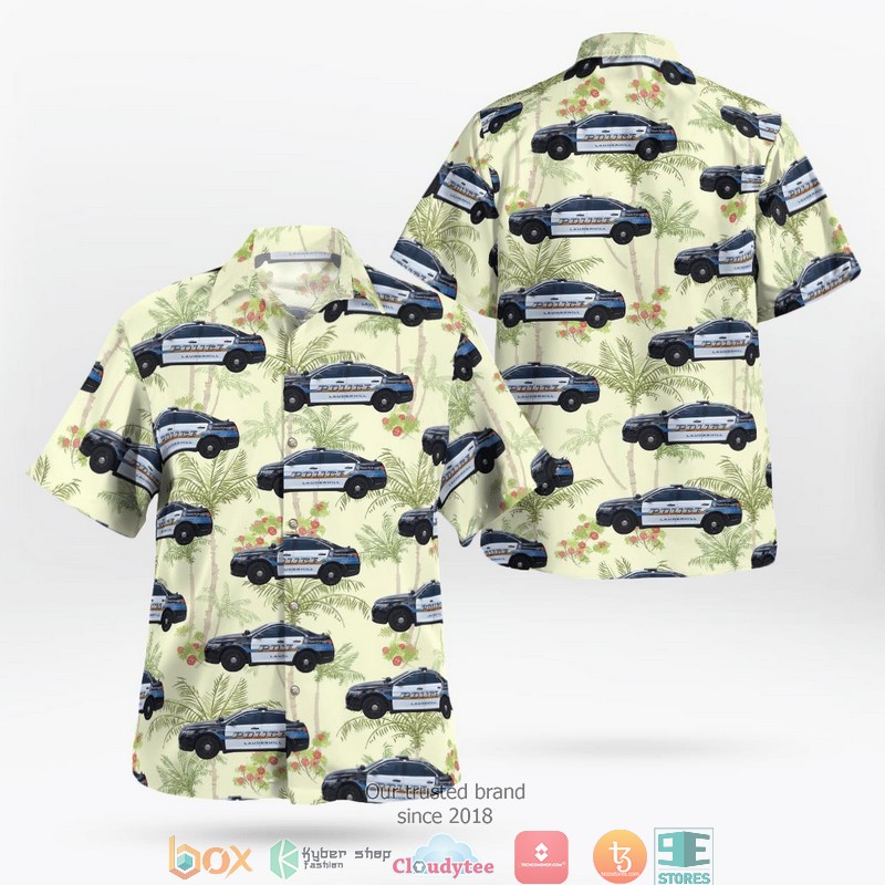 Sunrise Florida Lauderhill Police Department Hawaiian Shirt word1