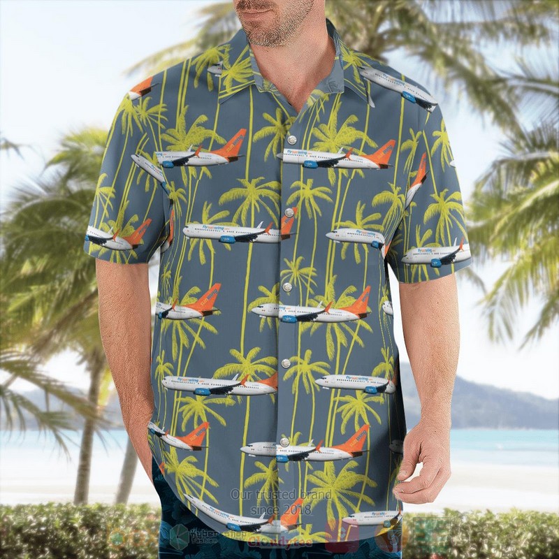 BEST Sunwing Airlines Boeing 737-800 3D Aloha Shirt 4 BEST Sunwing Airlines Boeing 737-800 3D Aloha Shirt word3