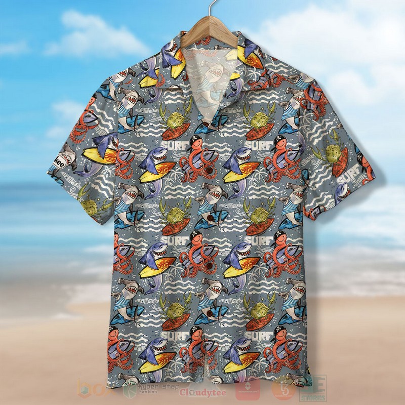 BEST Surfing Marine Animals Surfing Aloha Hawaiian Shirt 4 BEST Surfing Marine Animals Surfing Aloha Hawaiian Shirt word1