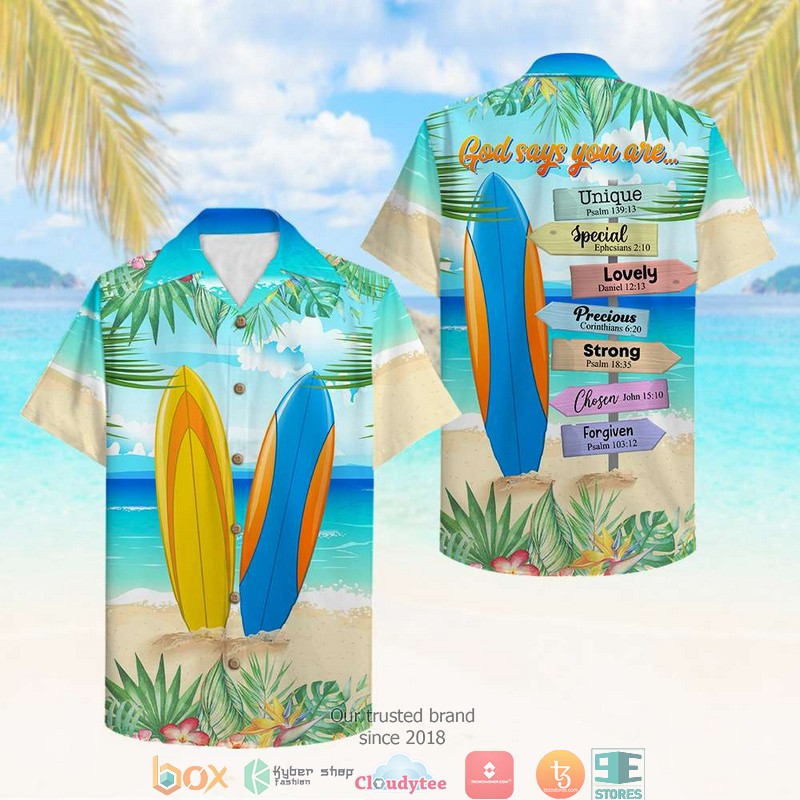 Surfing Unique Special Lovely Hawaiian shirt word2