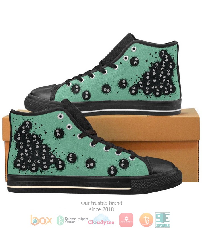 Susuwatari Green High Top Shoes