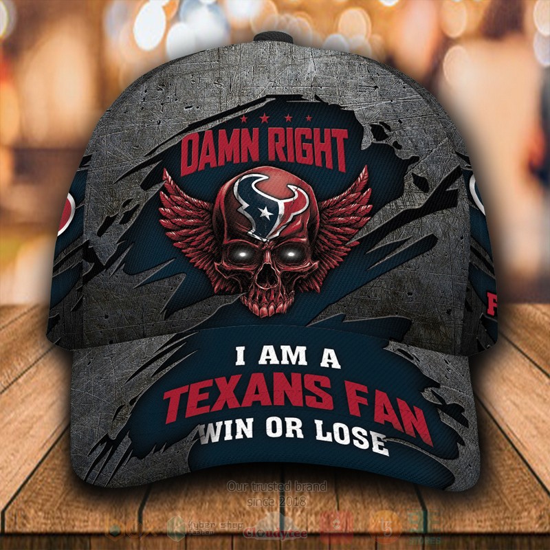 BEST Houston Texans Skull Custom Classic Cap 1 BEST Houston Texans Skull Custom Classic Cap word3