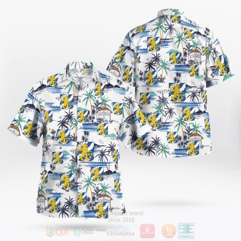 BEST Sweden, Gothenburg City 3D Aloha Shirt word1
