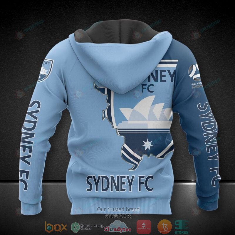 Sydney FC Blue 3D Hoodie, Shirt 24 Sydney FC Blue 3D Hoodie, Shirt word2