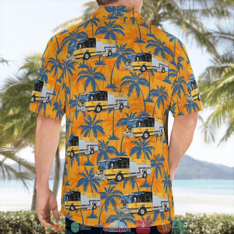 Syracuse New York Salina Consolidated Fire District 2 Hawaiian Shirt word1