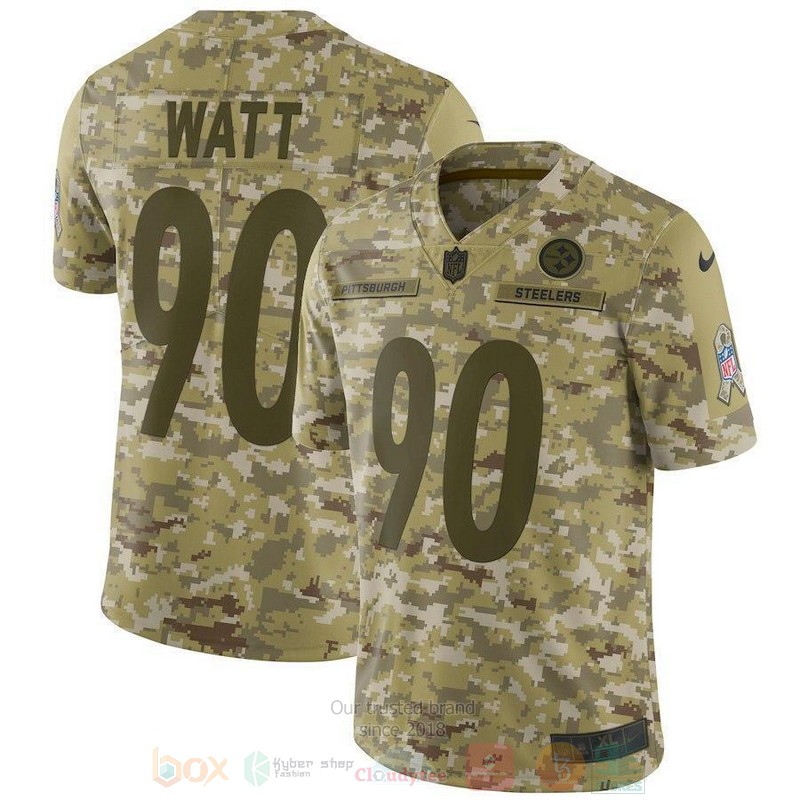 BEST T.J. Watt Pittsburgh Steelers, Camo Jersey Football word1