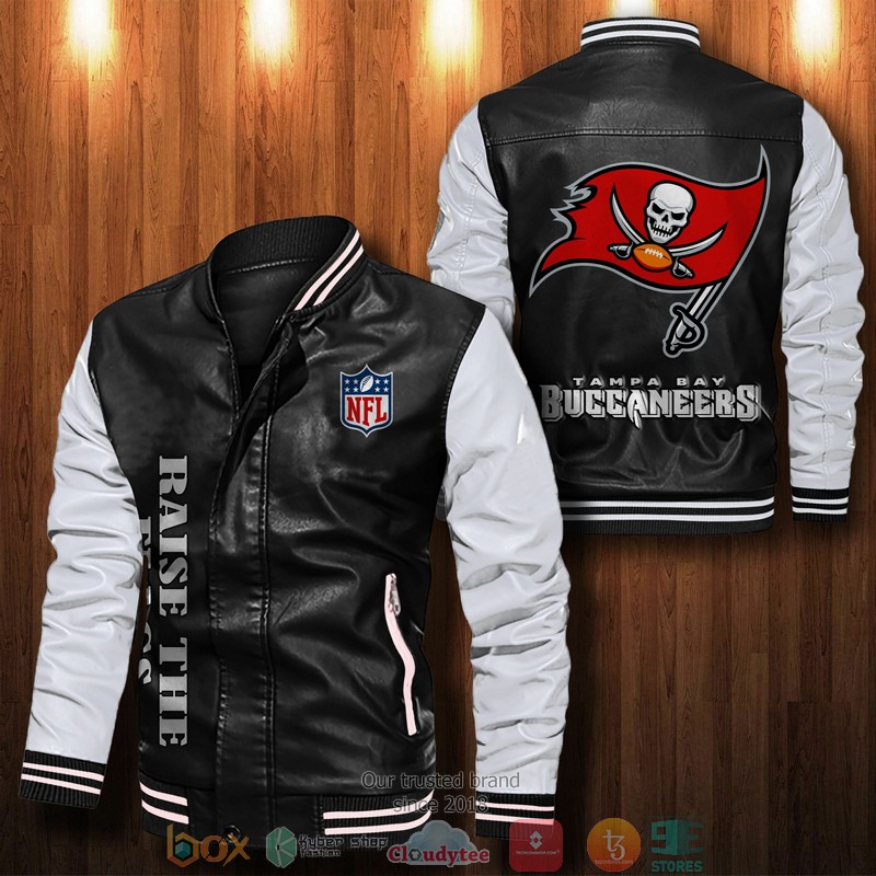 NEW Tampa Bay Buccaneers Bomber Leather Jacket
