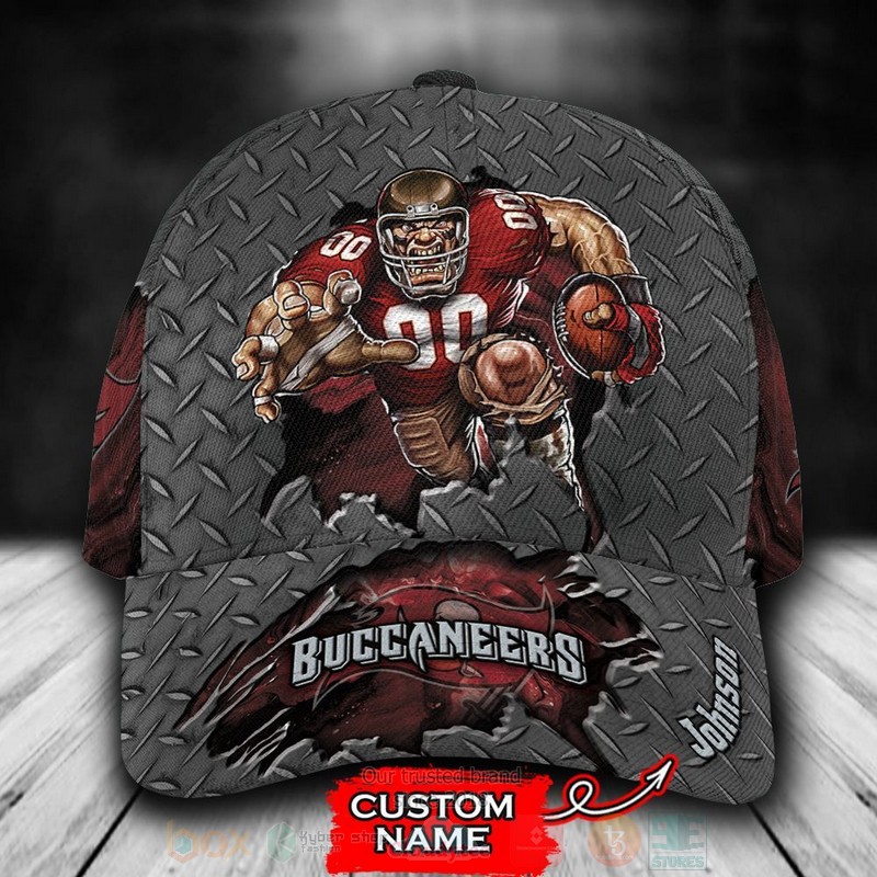 BEST Tampa Bay Buccaneers Mascot NFL Team Custom Name 3D Cap word1