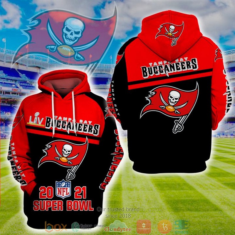 NEW Tampa Bay Buccaneers 2021 Super Bowl 3D Hoodie 3 NEW Tampa Bay Buccaneers 2021 Super Bowl 3D Hoodie word3