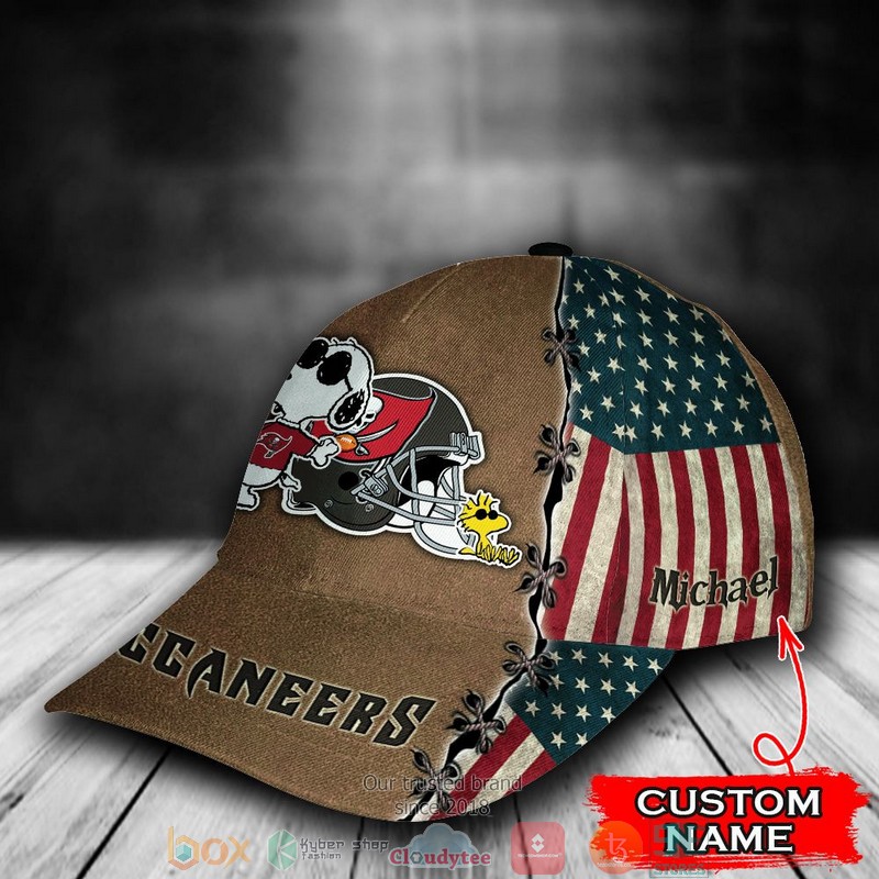 Tampa Bay Buccaneers Snoopy NFL Custom Name Cap 2 Tampa Bay Buccaneers Snoopy NFL Custom Name Cap word1