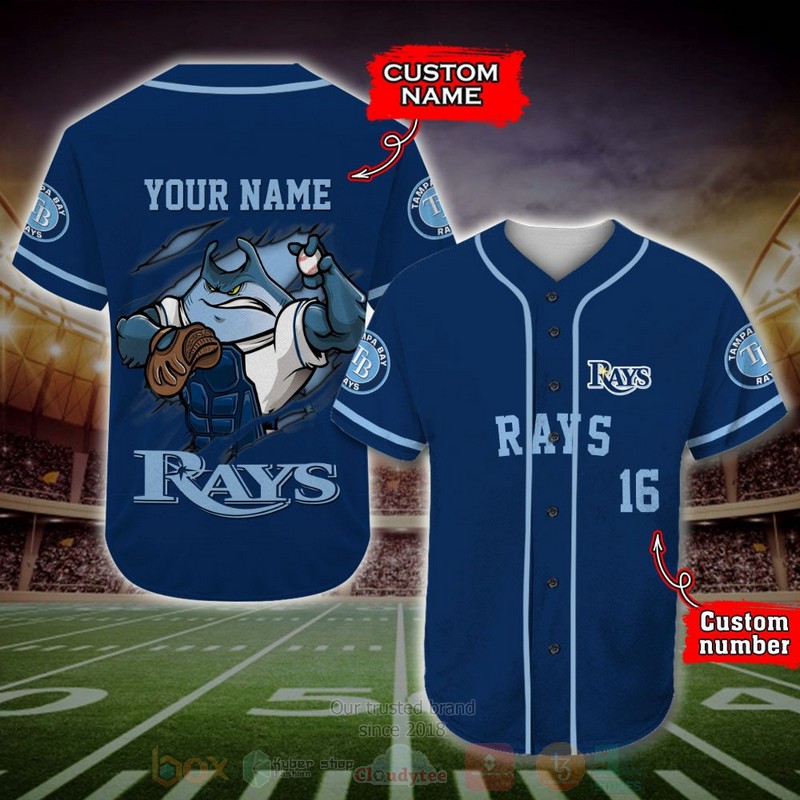 BEST Tampa Bay Rays Custom AOP Baseball Jersey