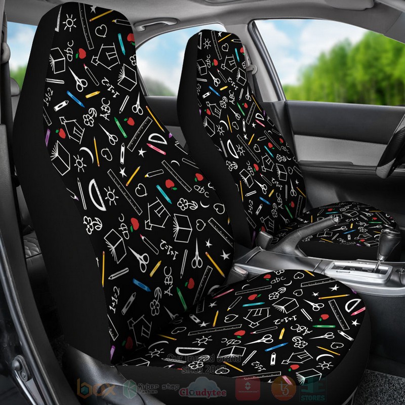 BEST Teacher Pattern Luxury Car Seat Covers 3 BEST Teacher Pattern Luxury Car Seat Covers word1