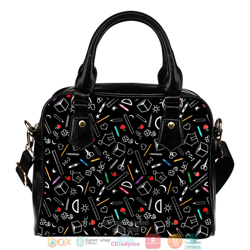 HOT Teacher Pattern Leather Handbag word2