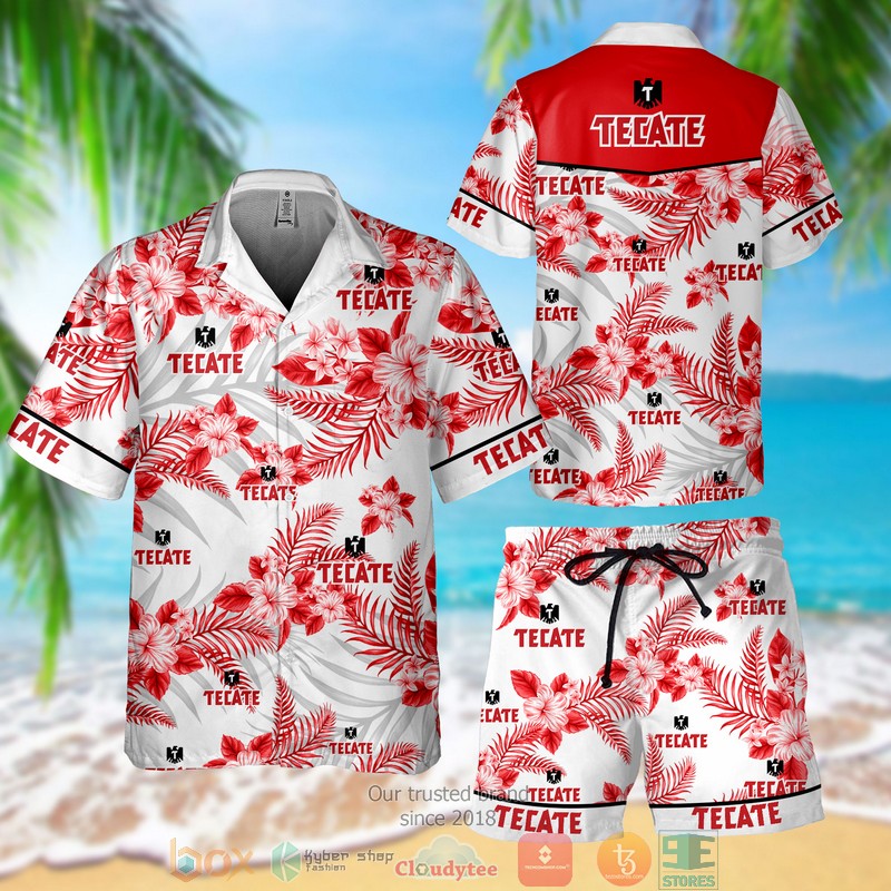 NEW Tecate Hawaii Shirt, Shorts 5
