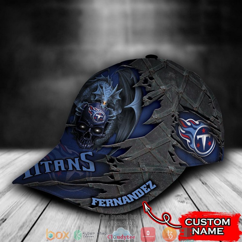 Tennessee Titans Dragon NFL Custom Name Cap 3 Tennessee Titans Dragon NFL Custom Name Cap word1
