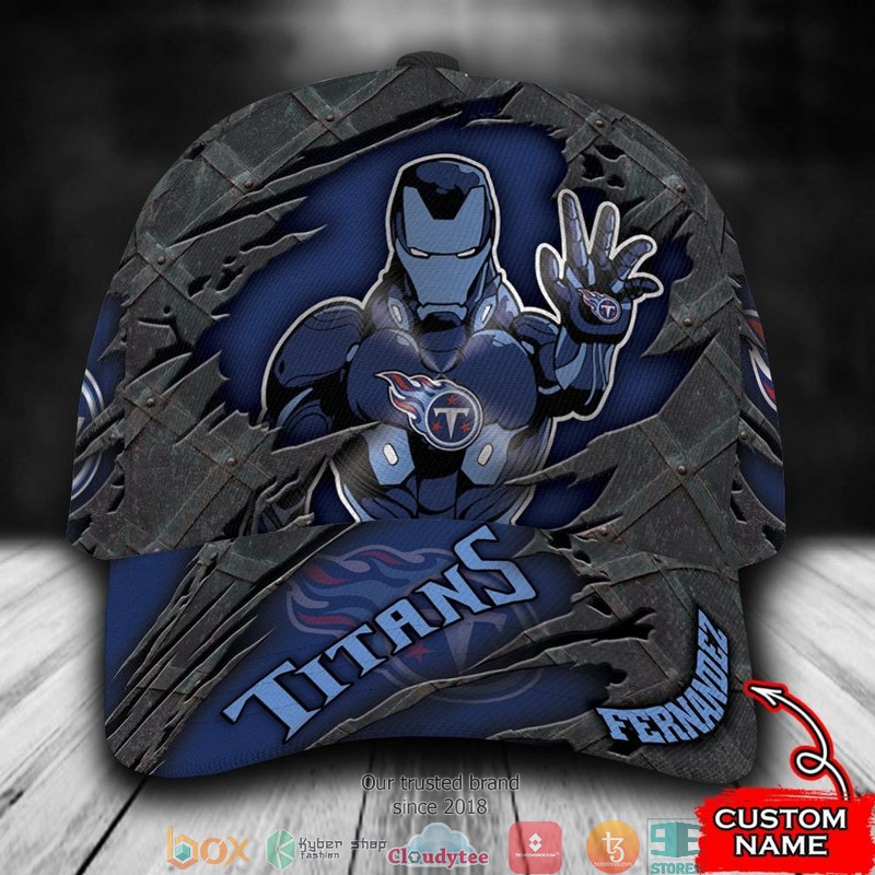 Tennessee Titans Iron Man NFL Custom Name Cap 1 Tennessee Titans Iron Man NFL Custom Name Cap word1