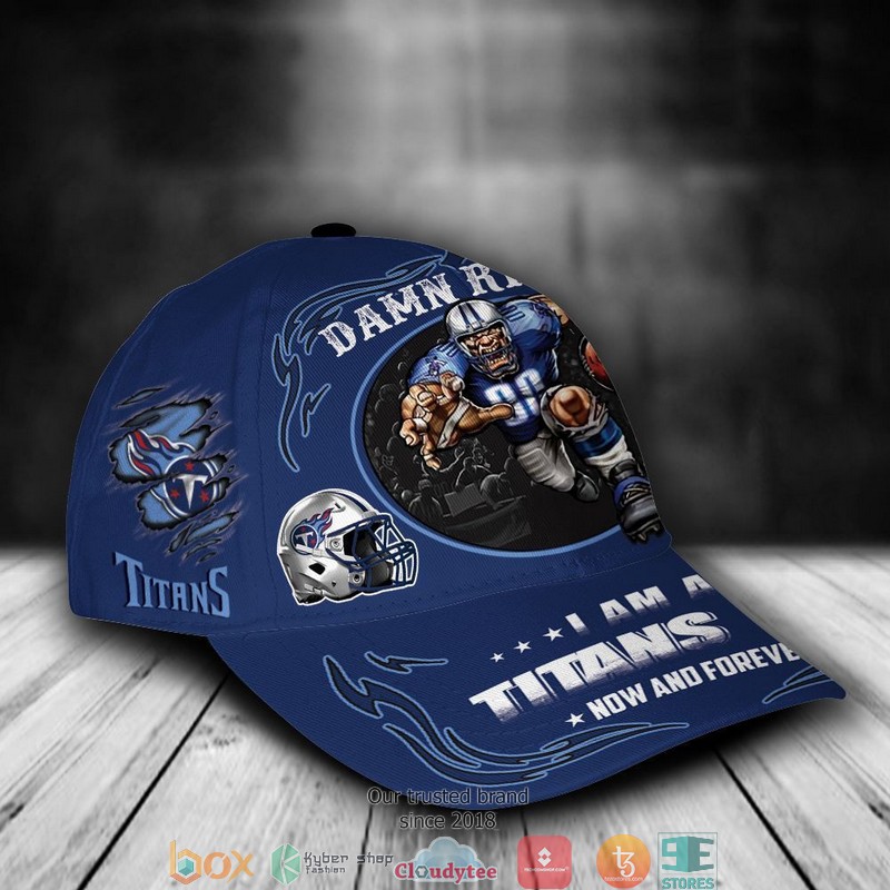 Tennessee Titans Mascot NFL Custom Name Cap 3 Tennessee Titans Mascot NFL Custom Name Cap word3