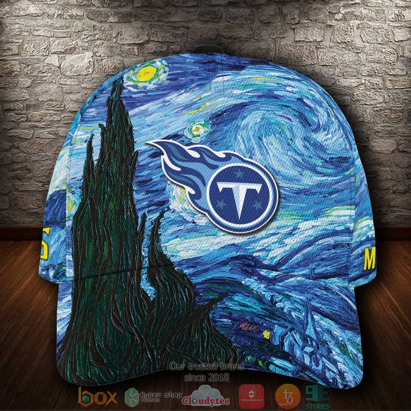 Tennessee Titans Van Gogh NFL Custom Name Cap