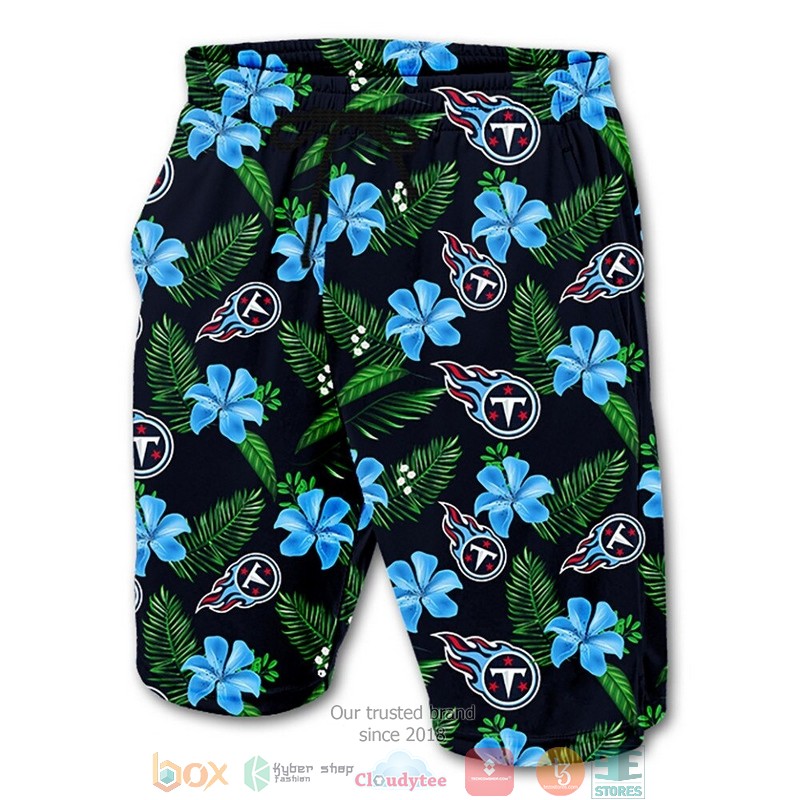 HOT Tennessee Titans flowers Beach Shorts 3 HOT Tennessee Titans flowers Beach Shorts word2