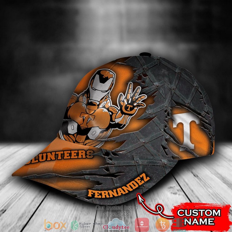 Tennessee Volunteers Iron Man NCAA1 Custom Name Cap 3 Tennessee Volunteers Iron Man NCAA1 Custom Name Cap word3