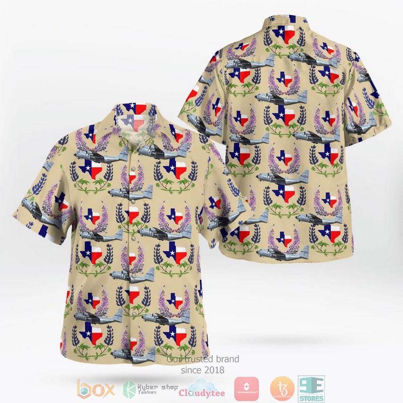 Texas Air National Guard 181st Airlift Squadron Lockheed C-130H-LM Hercules Hawaii 3D Shirt word3