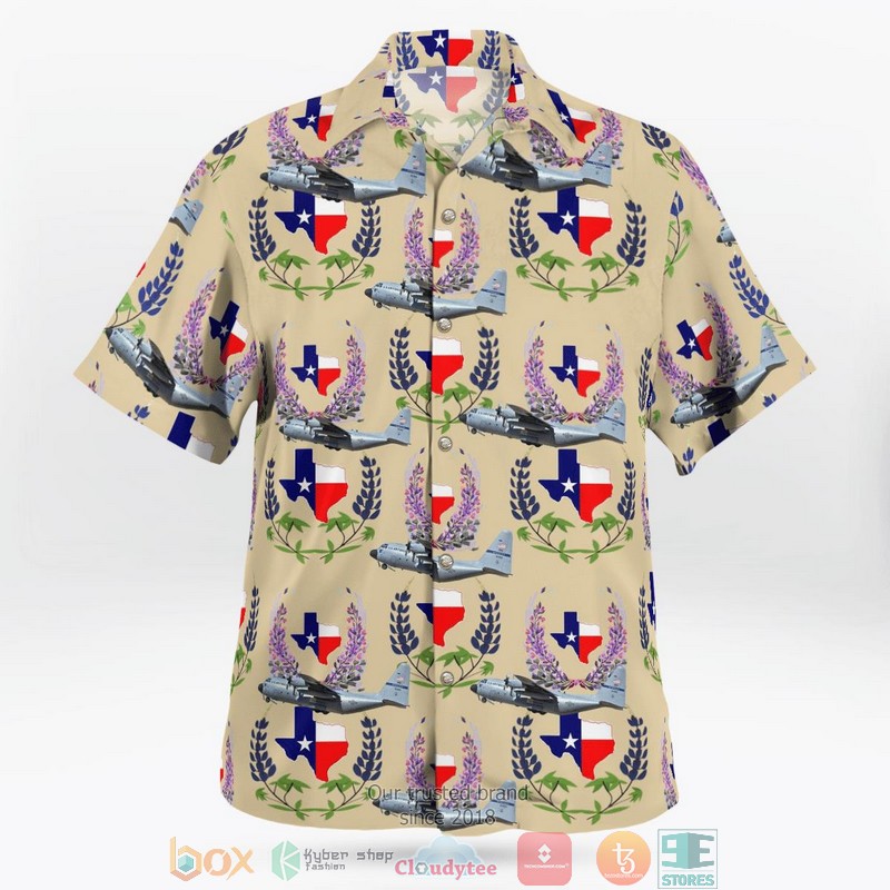 Texas Air National Guard 181st Airlift Squadron Lockheed C-130H-LM Hercules Hawaii 3D Shirt word1