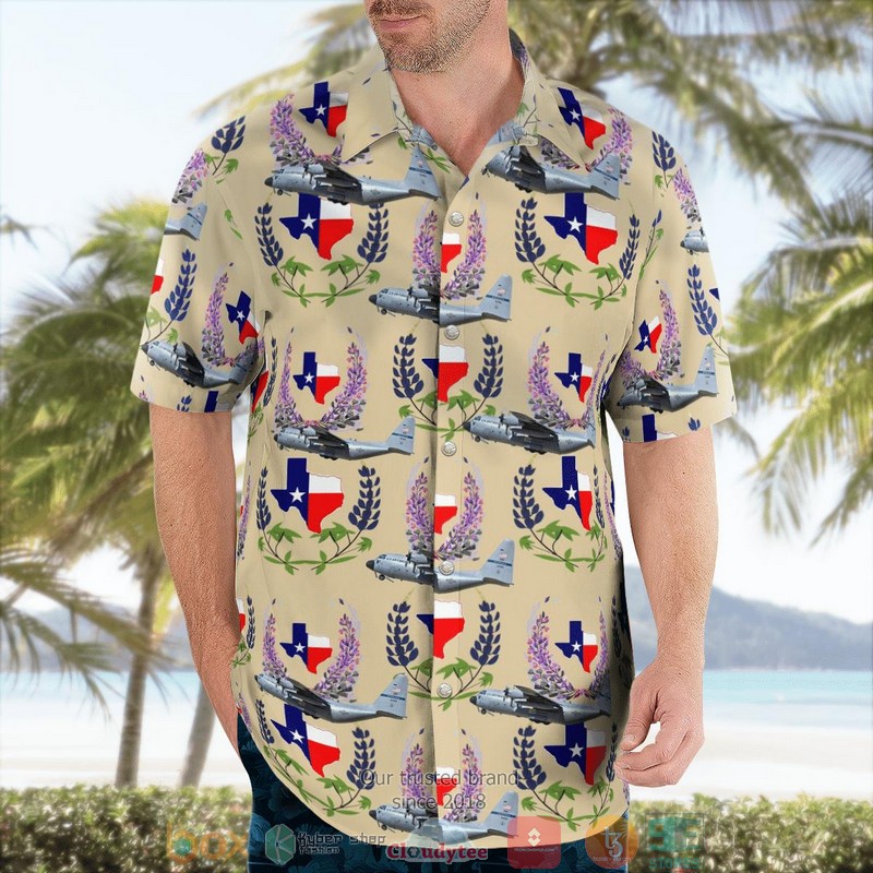 Texas Air National Guard 181st Airlift Squadron Lockheed C-130H-LM Hercules Hawaii 3D Shirt word1