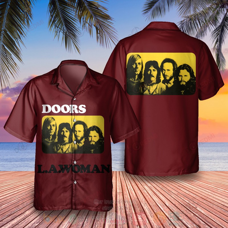 BEST The Doors L.A. Woman Album Aloha Hawaiian Shirt