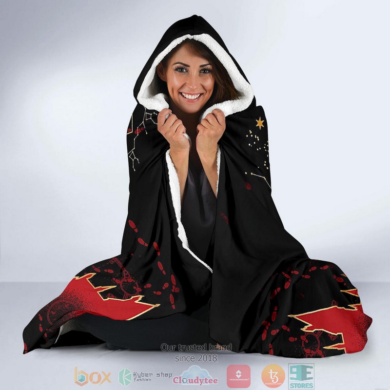 NEW The Marauders Map Glow In The Dark Fleece Hoodie Blanket 3 NEW The Marauders Map Glow In The Dark Fleece Hoodie Blanket word3