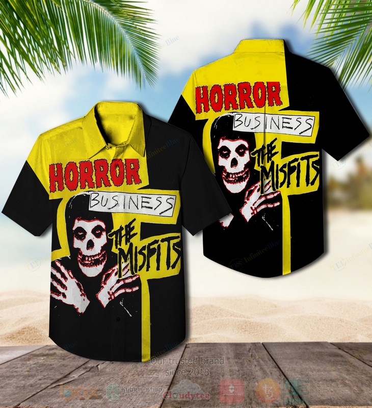 BEST The Misfits Misfits Horror Business Album Aloha Hawaiian Shirt
