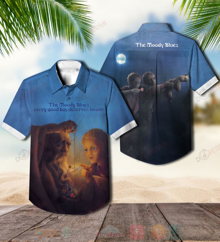 BEST The Moody Blues Every Good Boy Deserves Favour Album Aloha Hawaiian Shirt