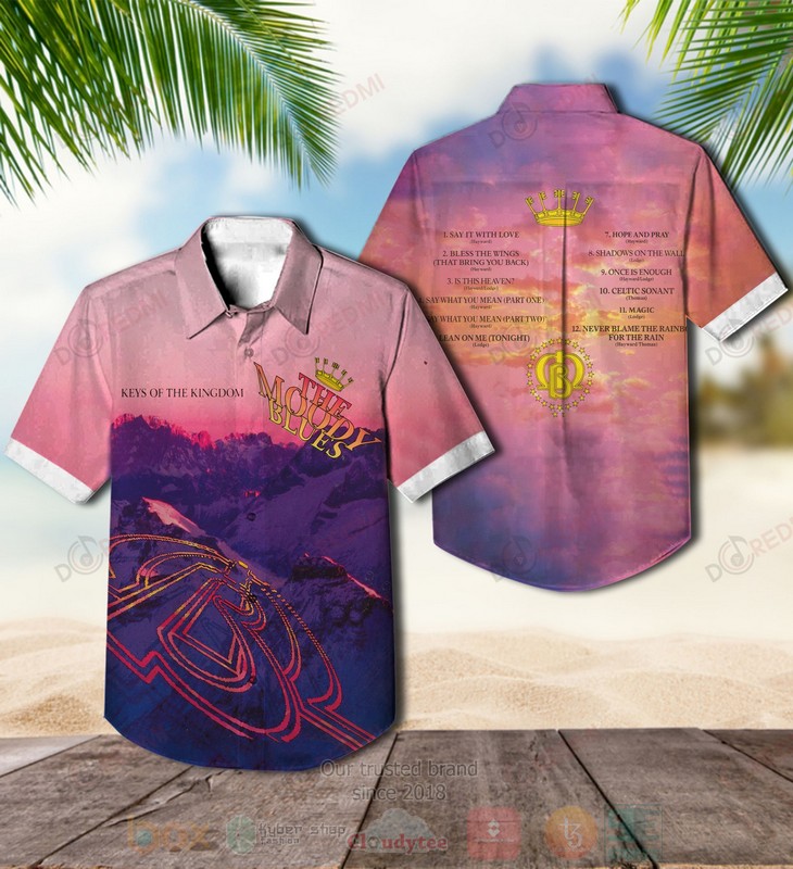 BEST The Moody Blues Keys of the Kingdom Album Aloha Hawaiian Shirt