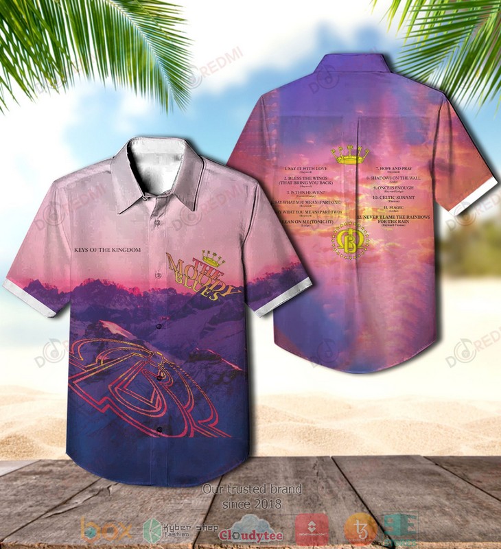 The Moody Blues Keys of the Kingdom Short Sleeve Hawaiian Shirt 3 The Moody Blues Keys of the Kingdom Short Sleeve Hawaiian Shirt word3
