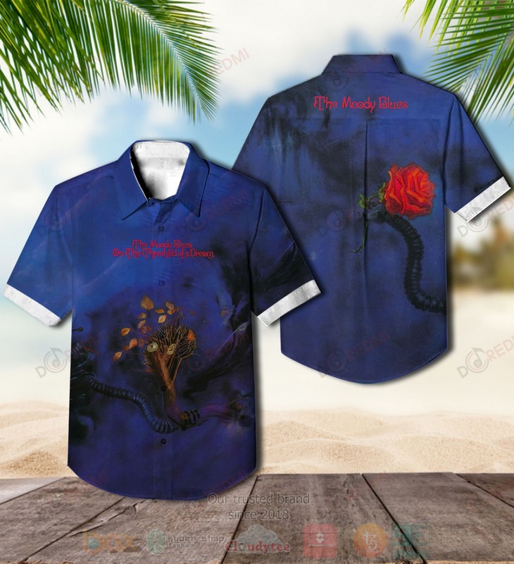 BEST The Moody Blues On the Threshold of a Dream Album Aloha Hawaiian Shirt