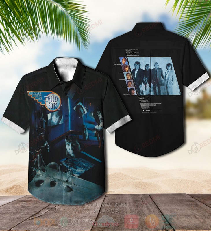 BEST The Moody Blues The other side of life Album Aloha Hawaiian Shirt