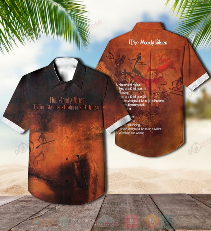 BEST The Moody Blues To Our Children's Children's Children Album Aloha Hawaiian Shirt