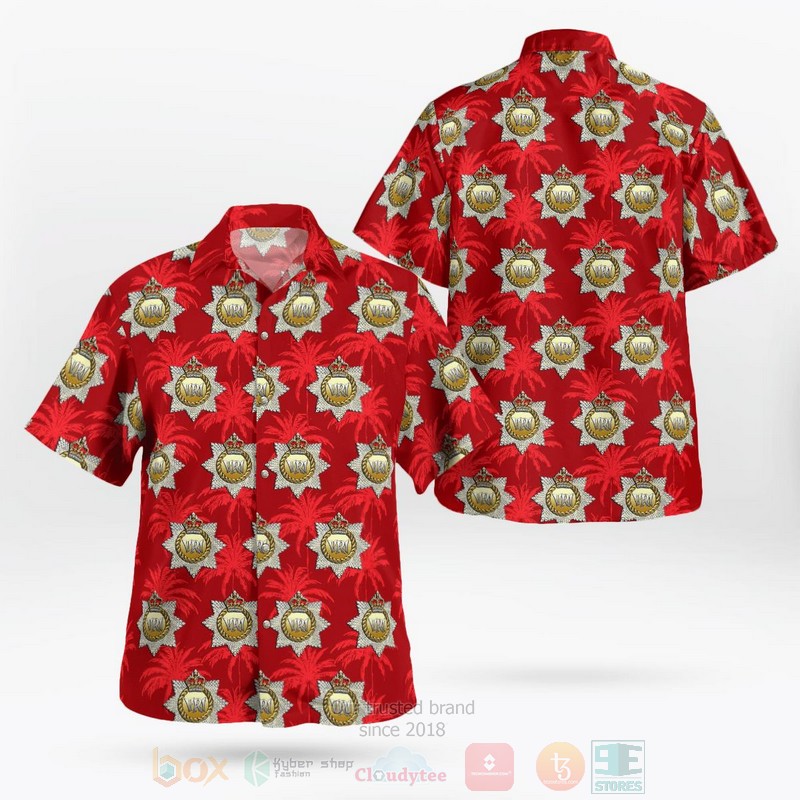 BEST The Royal Canadian Regiment Red 3D Aloha Shirt word1