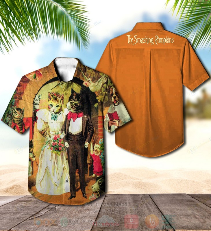 BEST The Smashing Pumpkins Kitteh Wedding Album Aloha Hawaiian Shirt