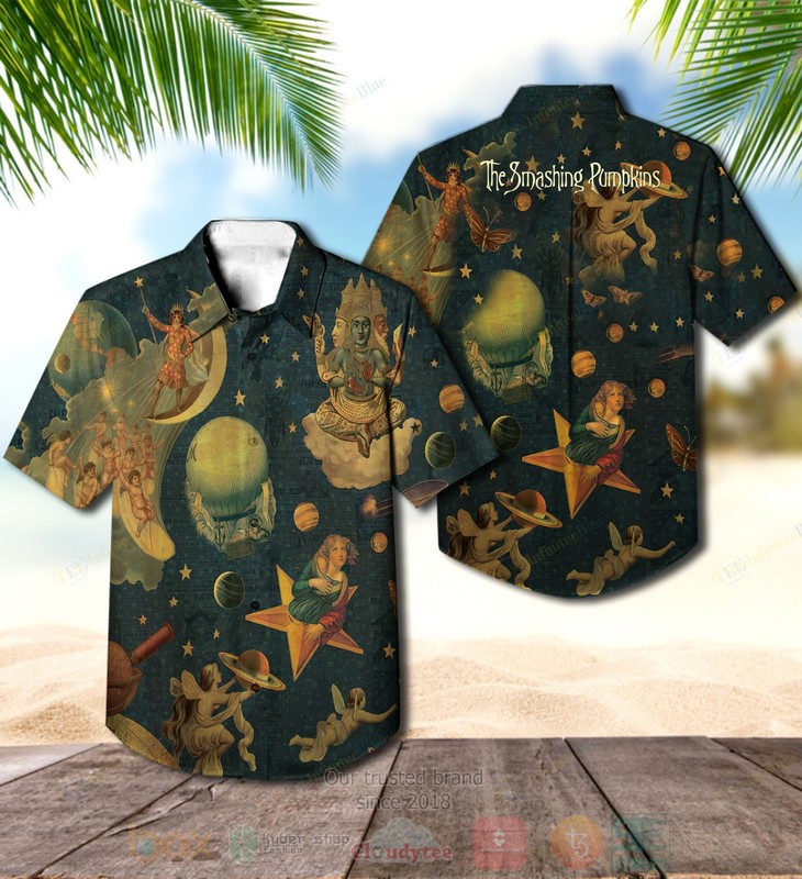 BEST The Smashing Pumpkins Mellon Collie and the Infinite Sadness Album Aloha Hawaiian Shirt
